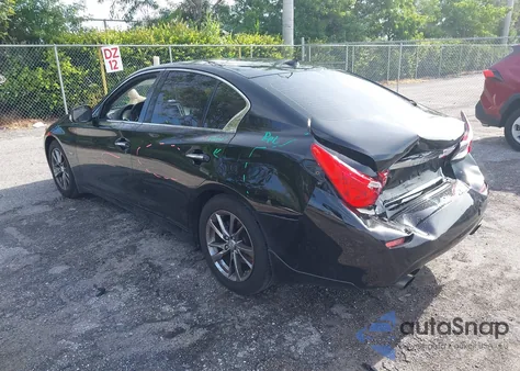 2017 Infiniti Q50 3.0T Signature Edition z USA, uszkodzony, nr VIN JN1EV7AP4HM742193